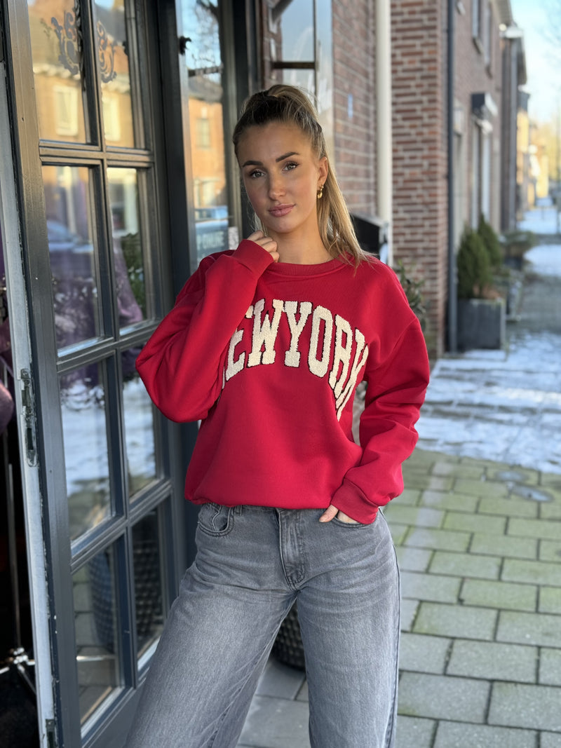 Sweater New York | Red
